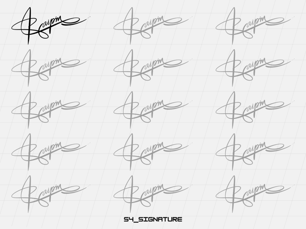 Signature Practice Sheet