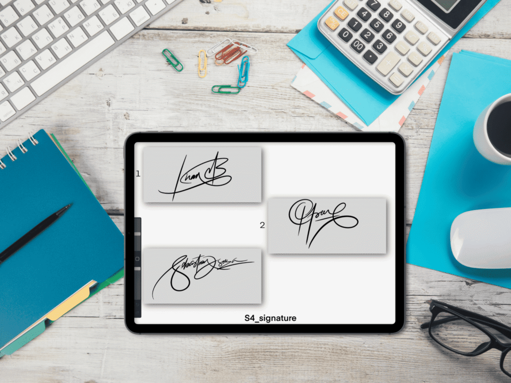 Vision For Signature Creation