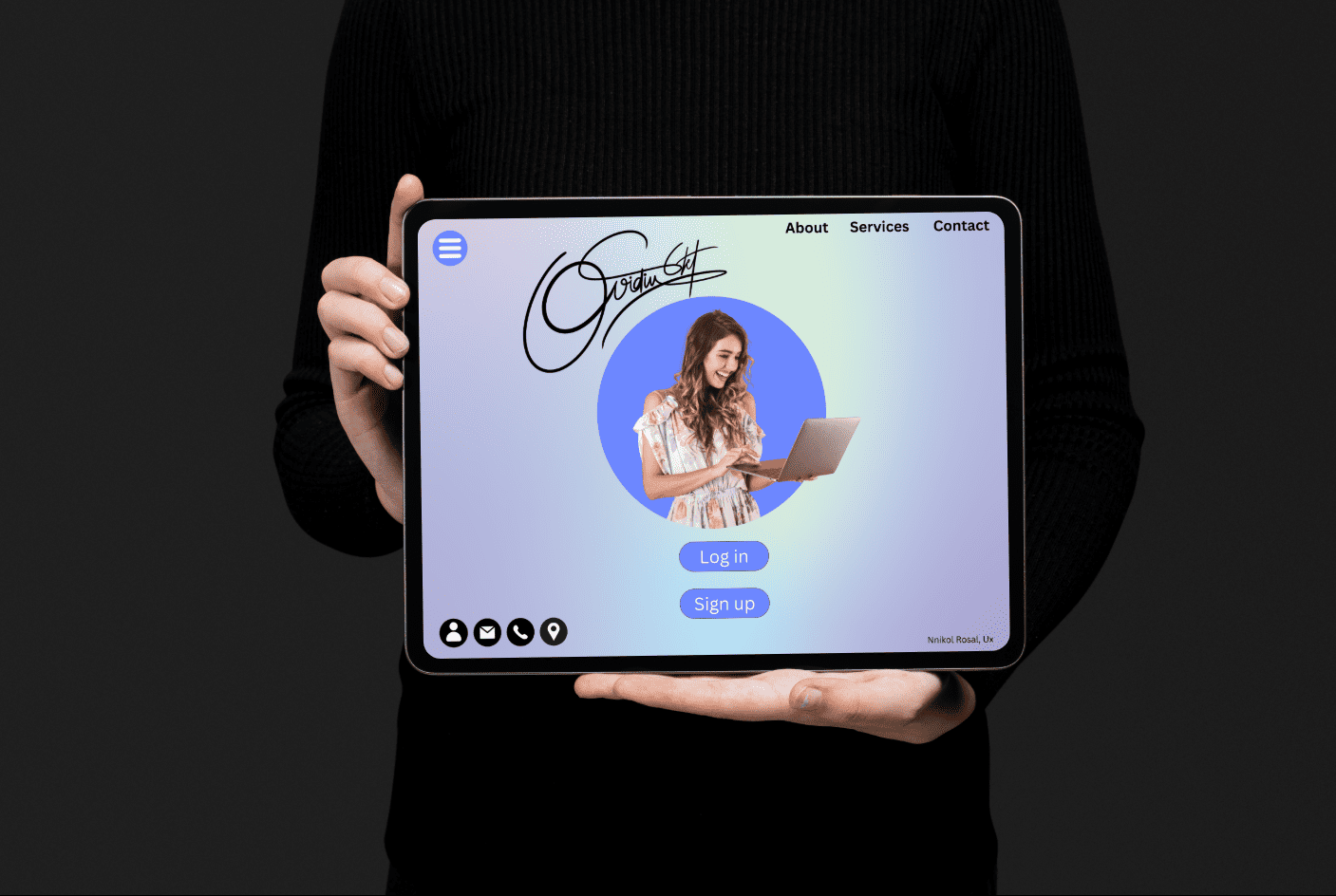 Signature in Website