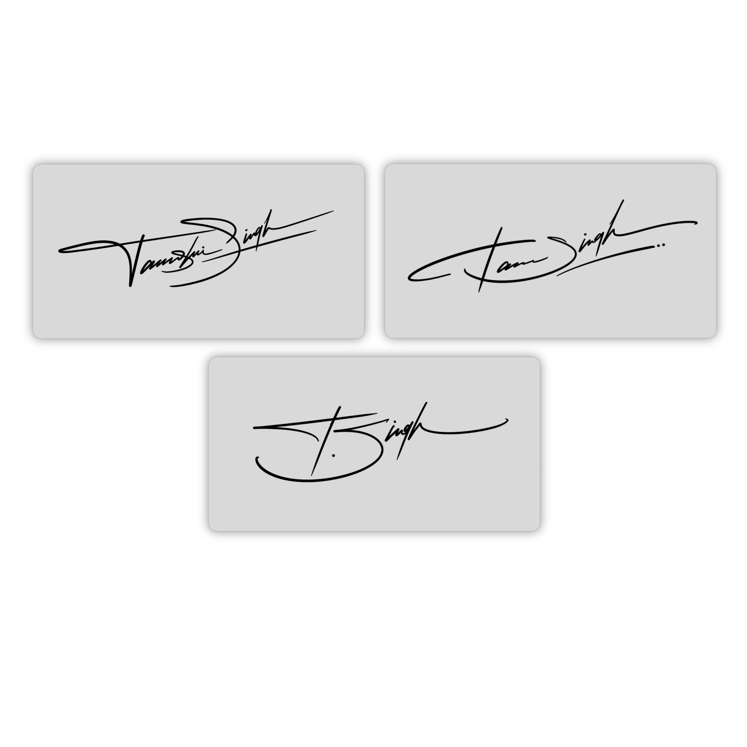 Basic Package of Signature Design