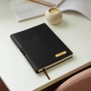 Personalized Black Pen & Notebook Combo