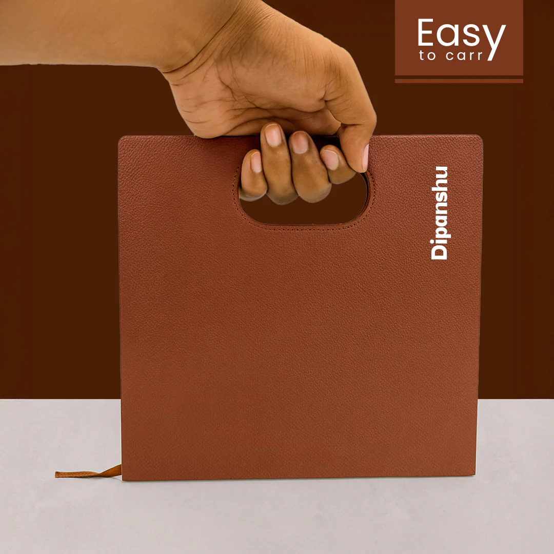 Personalized Brown Handle Diary - Image 3