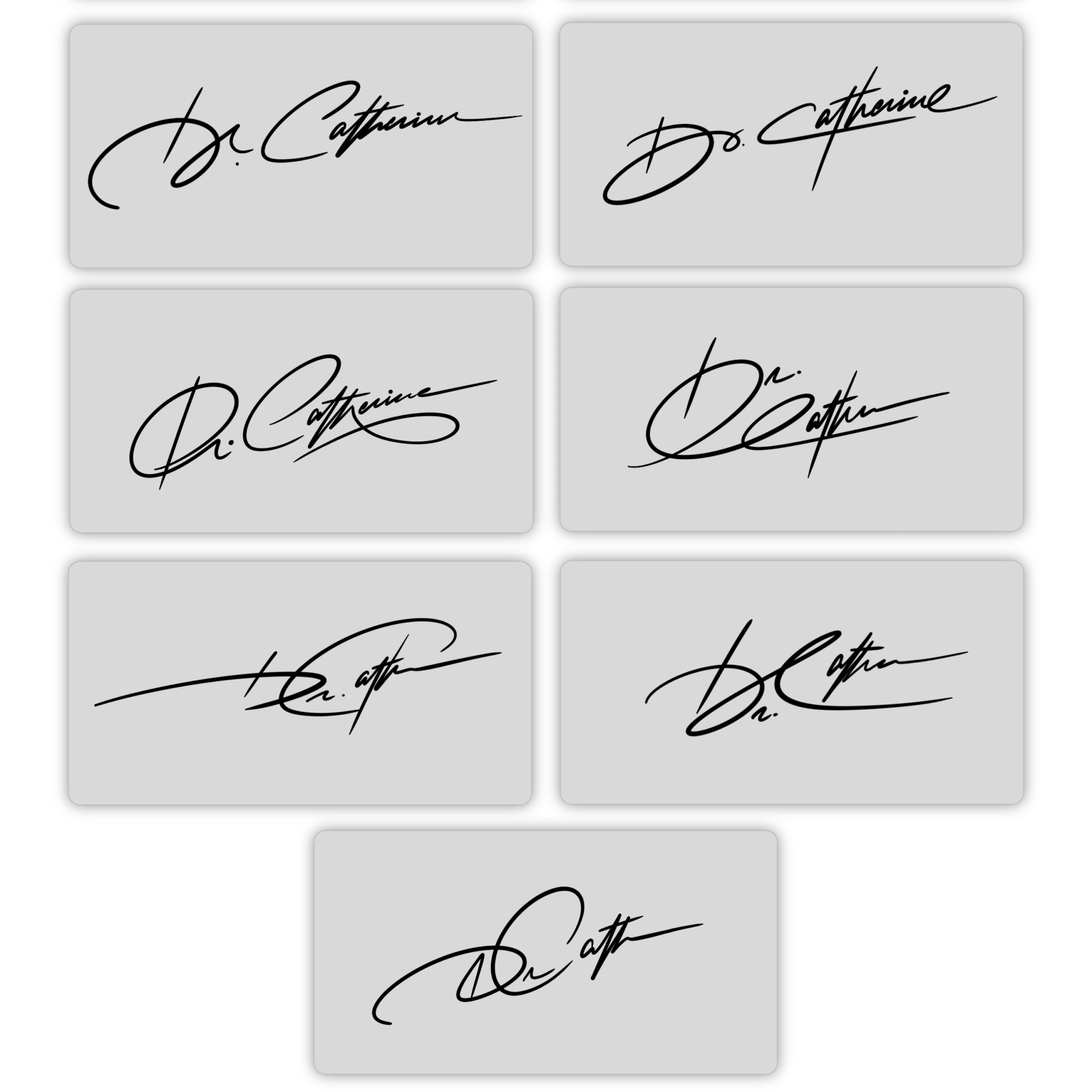 Premium Package of Signature Design