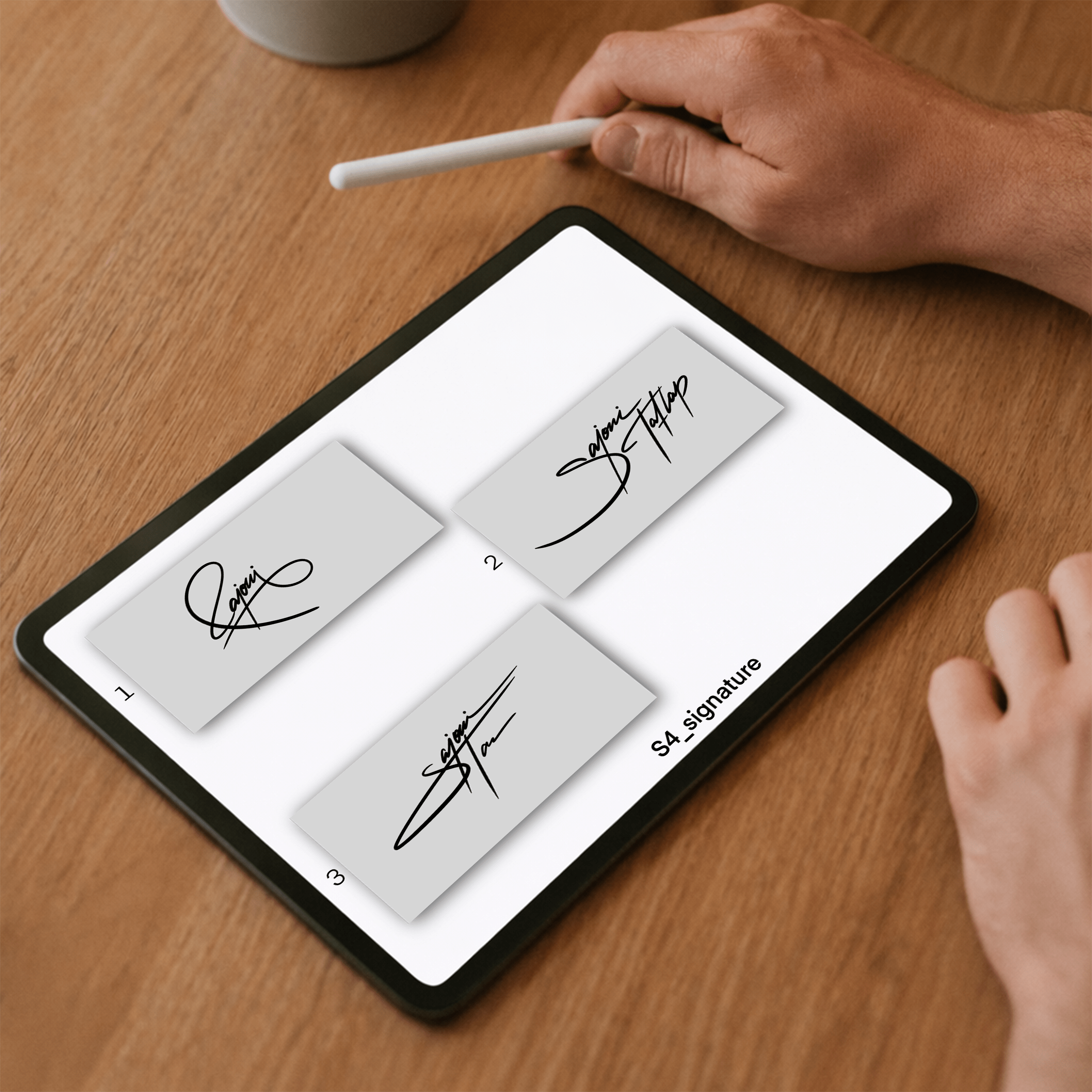 Receive your signature designs