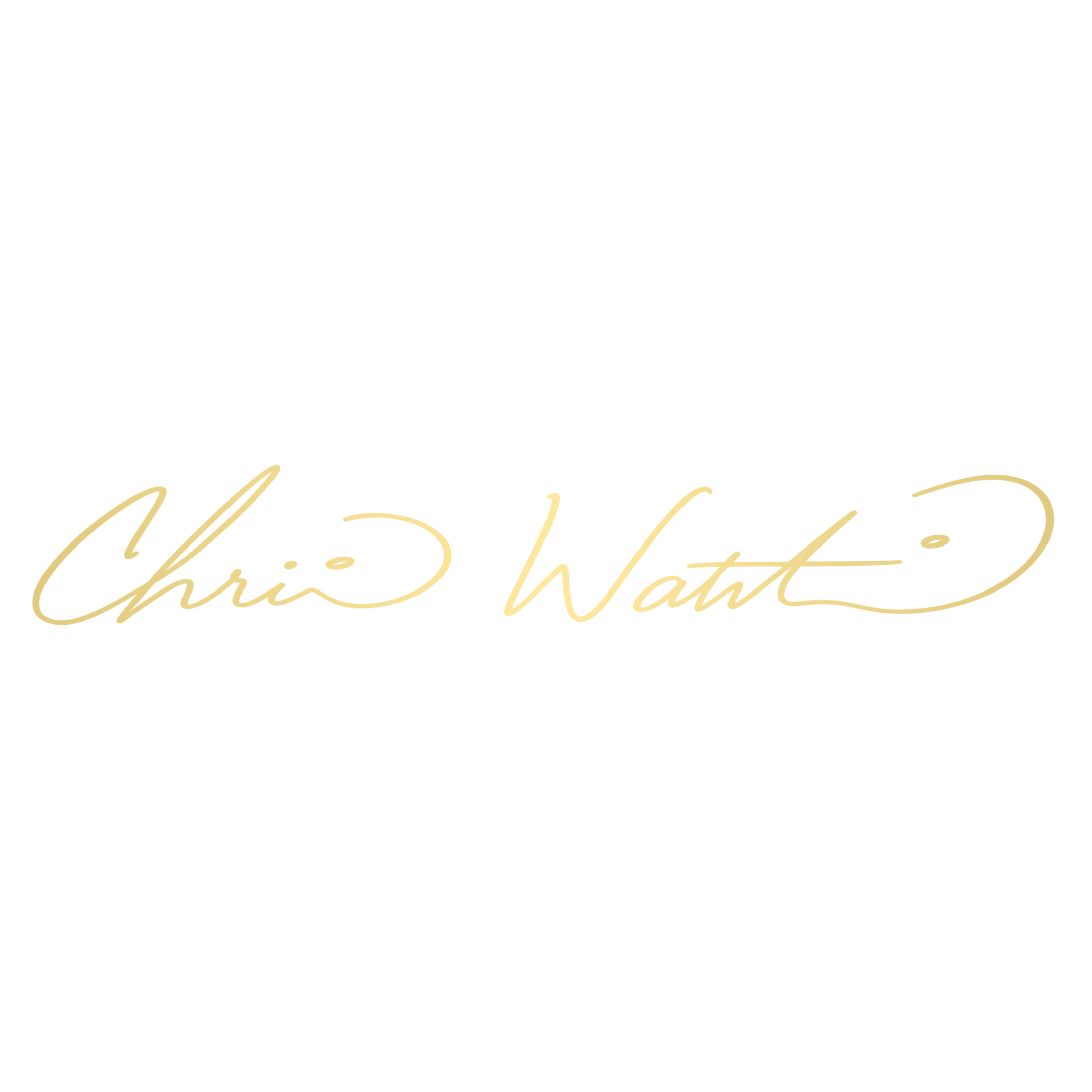 Chris Watkins signature before redesign