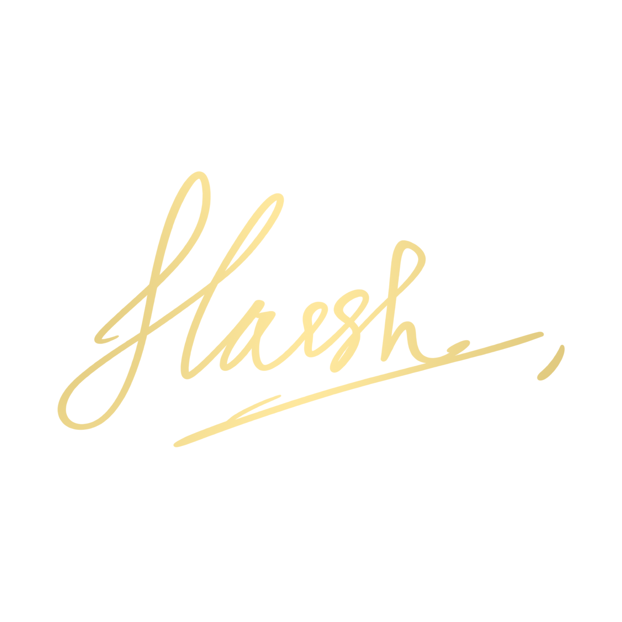 Harsh Chandak signature before redesign