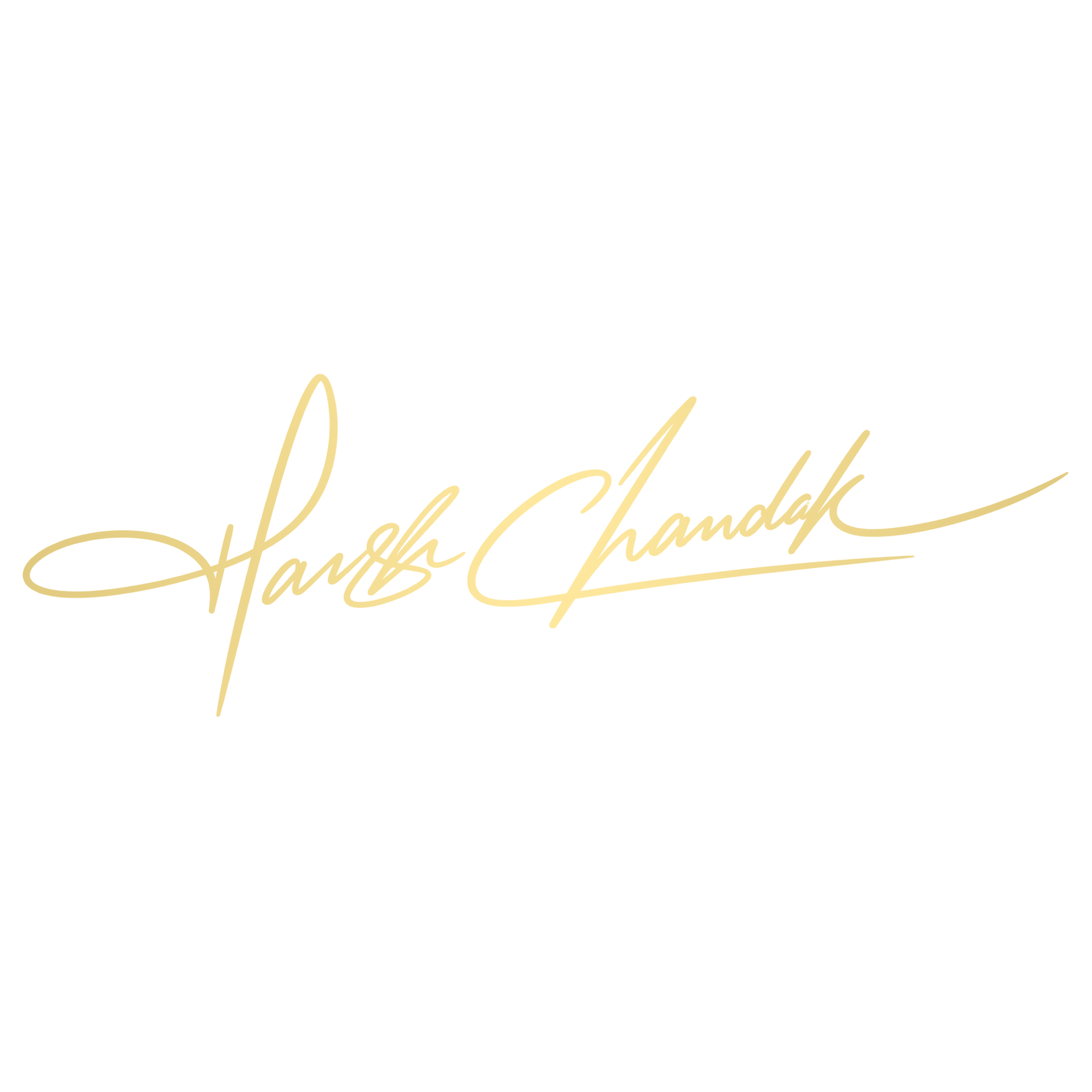 Harsh Chandak signature after redesign